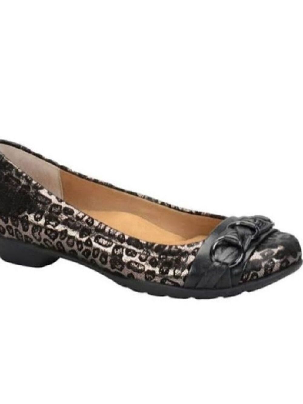 𝅺SOFTSPOTS Posie Pewter Slip On Loafer Flat Shoes